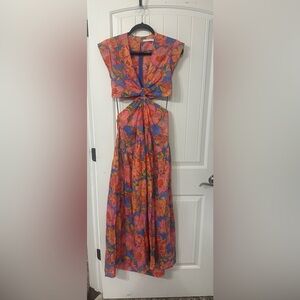 Karlie Colorful Floral Dress